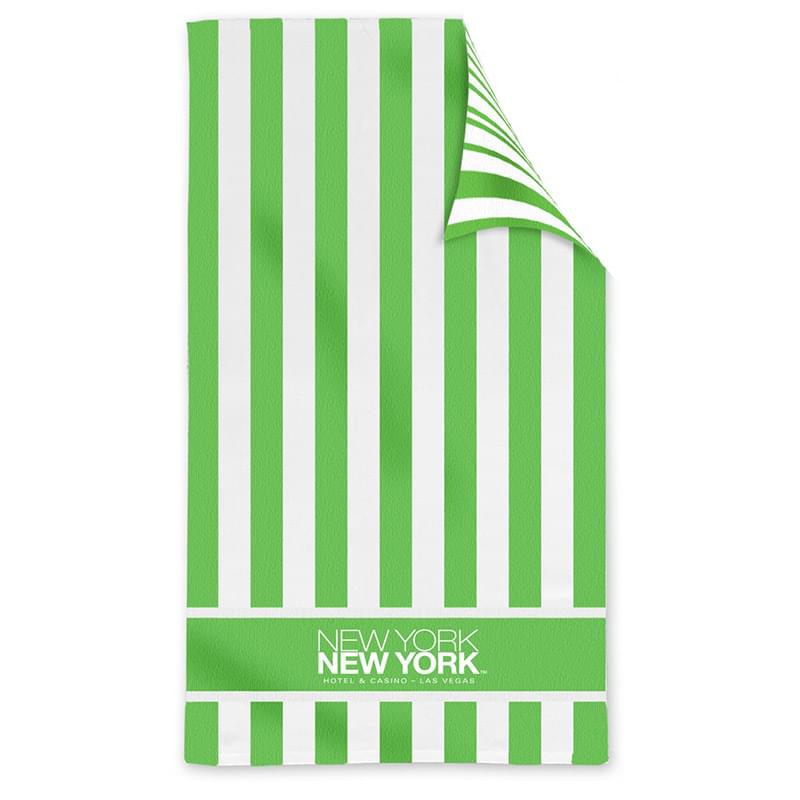 Double Sided Cabana Stripe Beach Towel