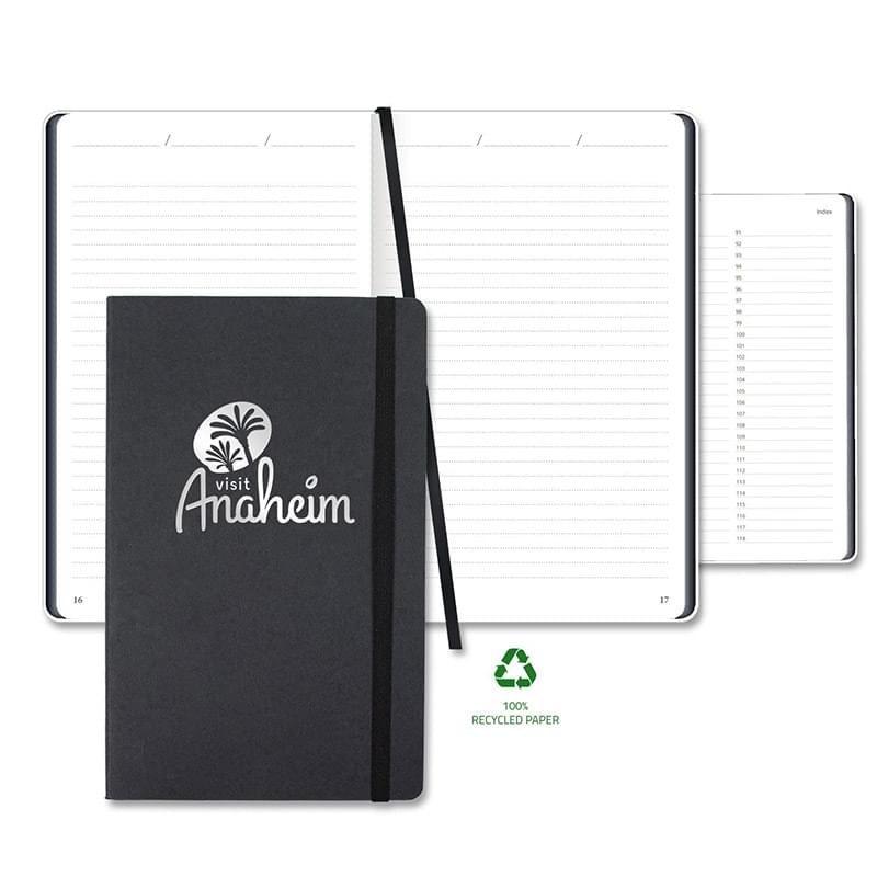 Carapace Medio White Recycled Pg Lined Journal