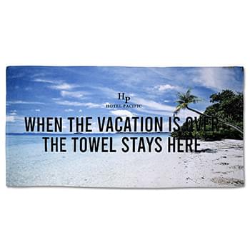 Dye Sublimated Standard Beach Towel