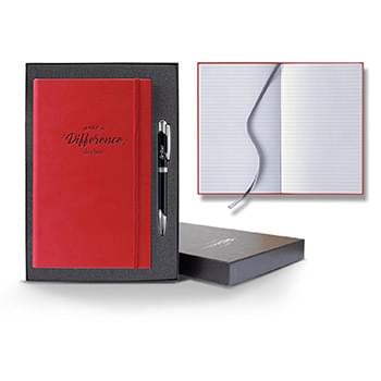 Tucson Banded Medium Journal w/Pen and Gift Box