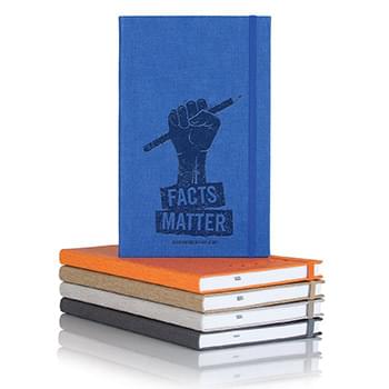 Linen Banded Medium Journal