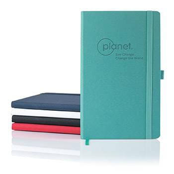 Oceano ECO rPET Medio White Recycled Pg Lined Journal